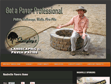 Tablet Screenshot of nashvillepavers.com